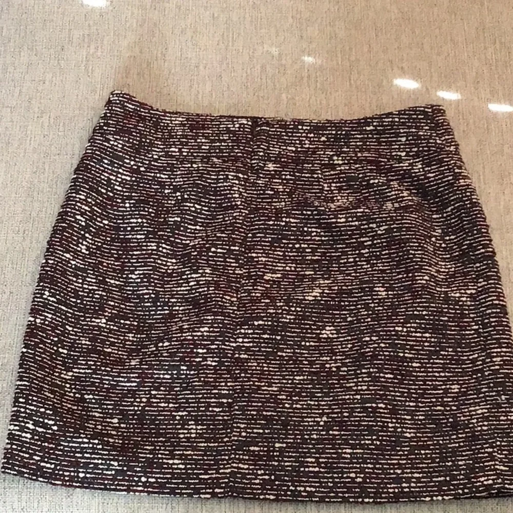 Loft Petites Pencil Skirt Maroon Multicolor Size 10